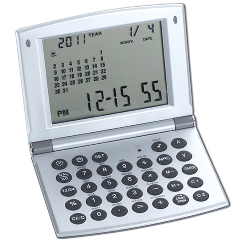 Natico Alarm Clock and Calculator & Reviews Wayfair